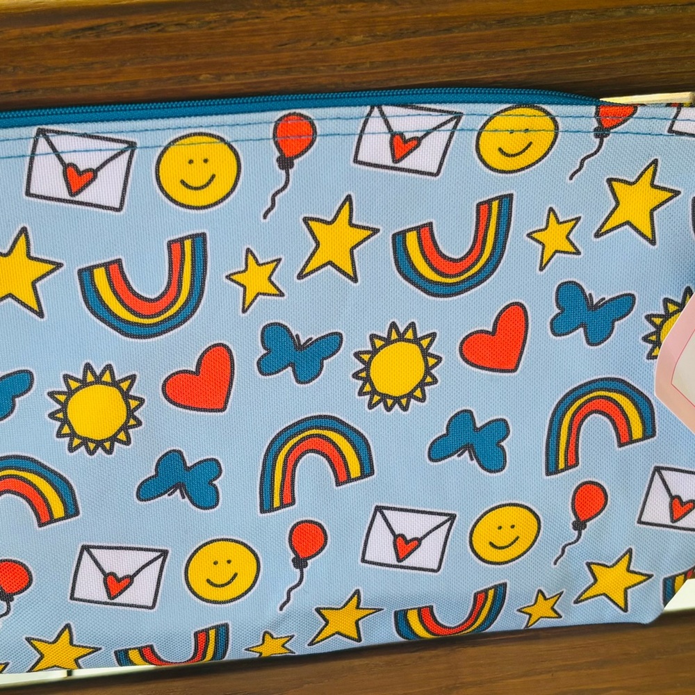 Thirty-One Blue and Yellow Whimsical Bag